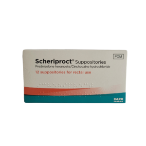 Scheriproct Suppositories - 12 Suppositories
