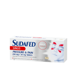 Buy Sudafed Sinus Pressure & Pain Tablets Online UK Next Day Delivery