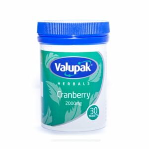 Valupak Herbals Cranberry 2000mg - 30 Tablets