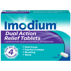 Imodium Dual Action Relief Tablets - 6/12 Tablets
