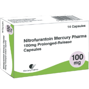 Nitrofurantoin Mercury Pharma 100mg - 6 Capsules