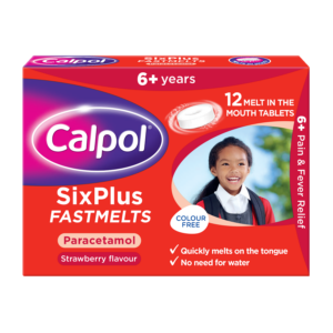 Calpol SixPlus Fastmelt Tablets - 12 Tablets