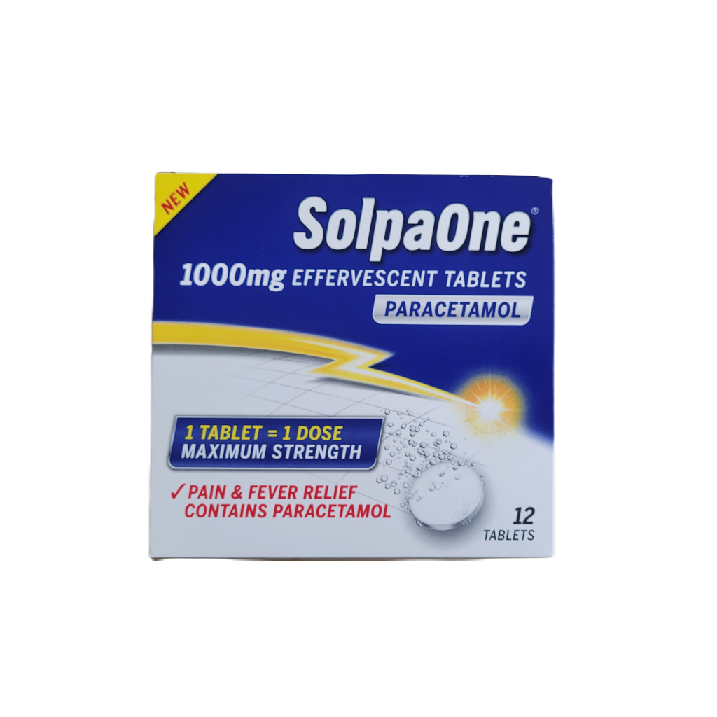 SolpaOne 1000mg Effervescent Tablets - 12 Tablets