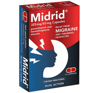 Buy Midrid Migraine Relief Capsules - 15 Capsules Online