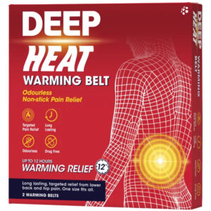 Buy Deep Heat Warming Belt - 2 Belts Online