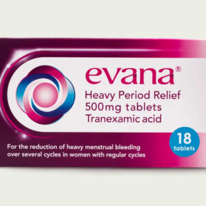 Buy Evana Heavy Period Relief Tablets - 18 Tablets Online