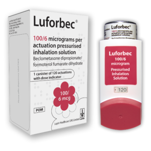 Buy Luforbec 100mcg Inhaler (beclometasone/formoterol) Online