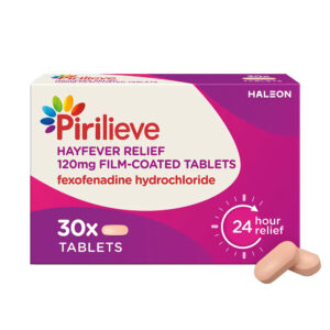 Buy Pirilieve Hay Fever Relief Tablets – 30 Tablets Online