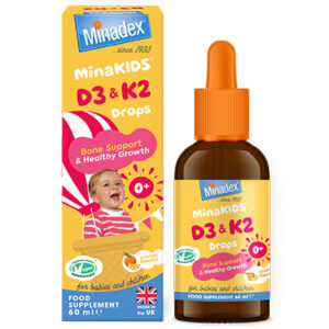 Buy MinaKIDS D3 & K2 Drops - 60ml Online
