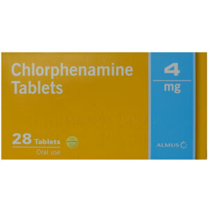 Chlorphenamine 4mg - 28 Tablets