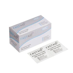 Fast Aid Pre-Injection Isopropyl Swabs - Packs of 100