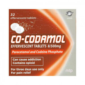 Soluble Co-codamol 8mg/500mg Effervescent Tablets - 32 Tablets
