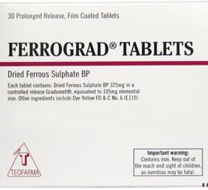 Ferrograd 325mg Tablets - 30 Tablets