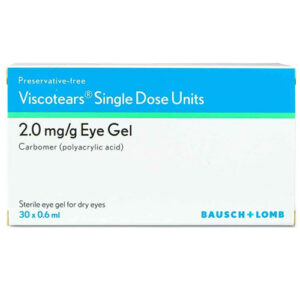 Viscotears Single Dose Units 2mg/g - 30 Pack